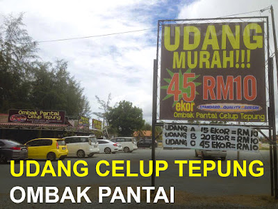 Udang Celup Tepung Viral Pantai Penarik Ombak Pantai