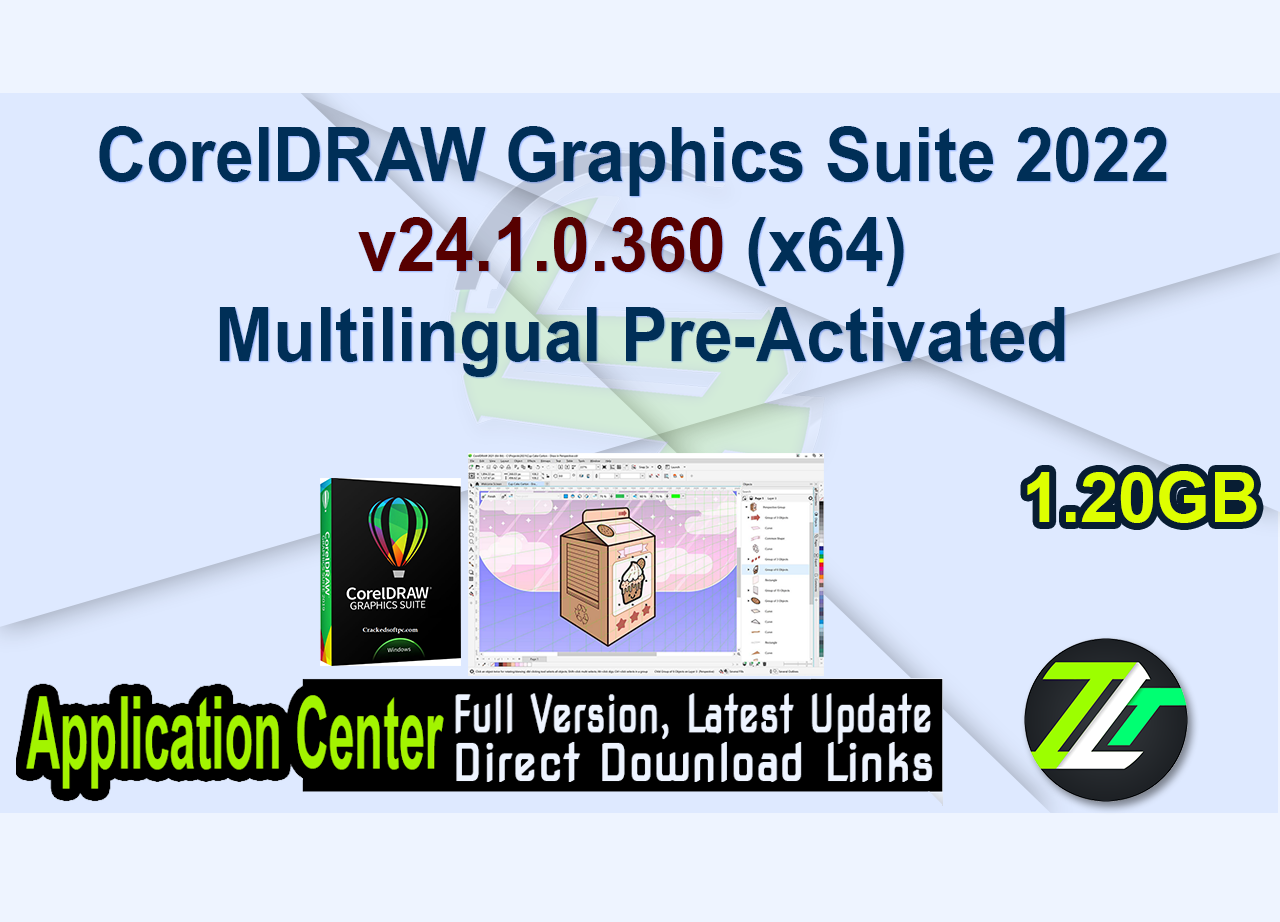 CorelDRAW Graphics Suite 2022 v24.1.0.360 (x64) Multilingual Pre-Activated