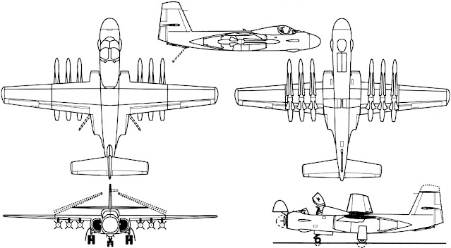 Douglas F6D Missileer layout