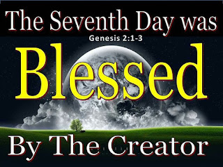 God blessed the 7th day, the Sabbath day, which is the same day as Saturday, last day of the week