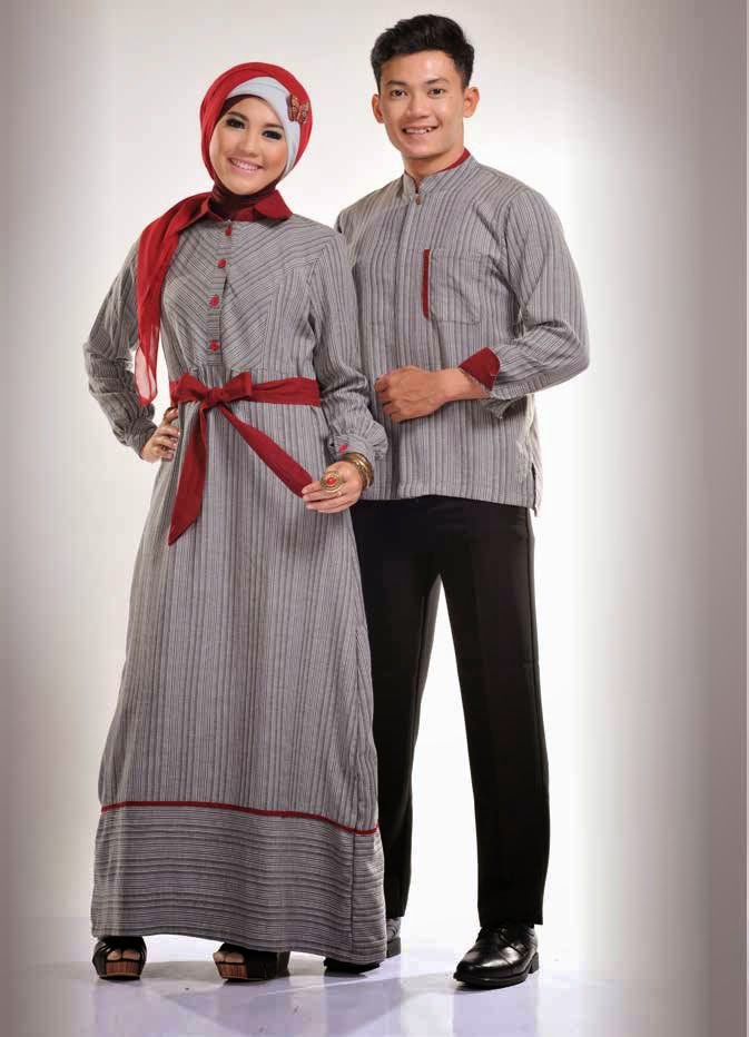  Contoh  Model  Baju  Muslim Couple  Terbaru 2019