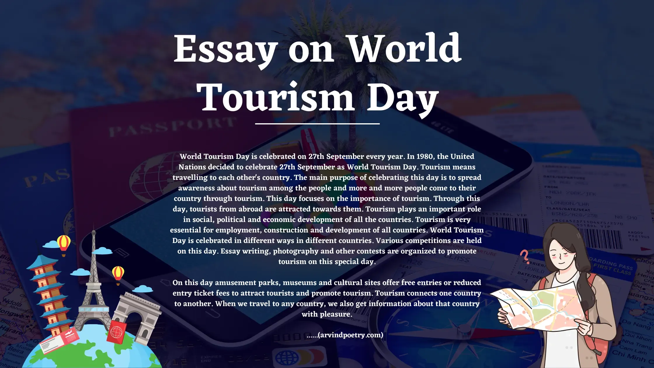 World Tourism Day Essay In English