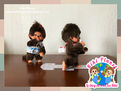 kiki Monchhichi marelle hopscotch récréation jeu game cute mignon