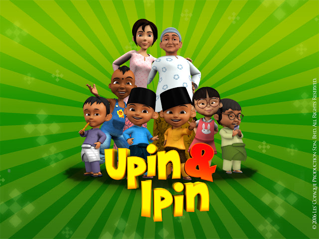 Cover wallpaper image upin ipin cartoon