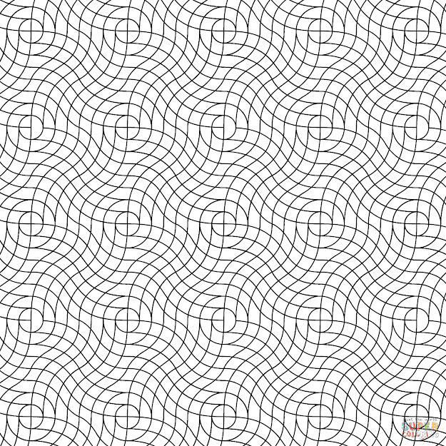 Click The Wavy Weave Pattern Coloring Pages To View Printable Version Or  Color It Online Patible With Ipad And Android Tablets
