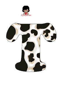 Abecedario de Piel de Vaca. Cow Leather Alphabet.