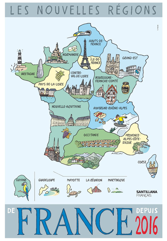 FLE en ESO: Retrouvez les régions de France