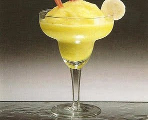 Cocktail Daiquirí Frozen de Banana