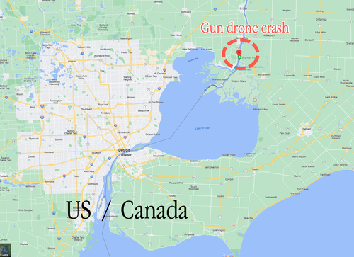 US Drone Carrying Guns Across Canadian Border Intercepted After Hitting Tree