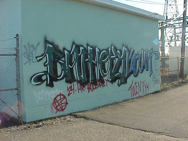 Graffiti is the illegal spraying of paint dye permanent inks or other 