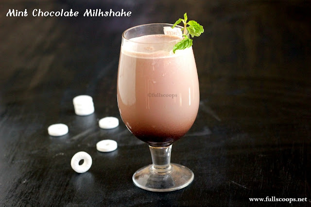 Mint Chocolate Milkshake