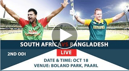  Bangladesh VS South Africa || 2nd ODI Live Score ||| 2017