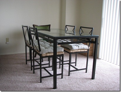 New Dinner Table and Chairs