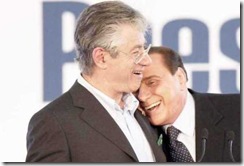 Bossi e Berlusconi