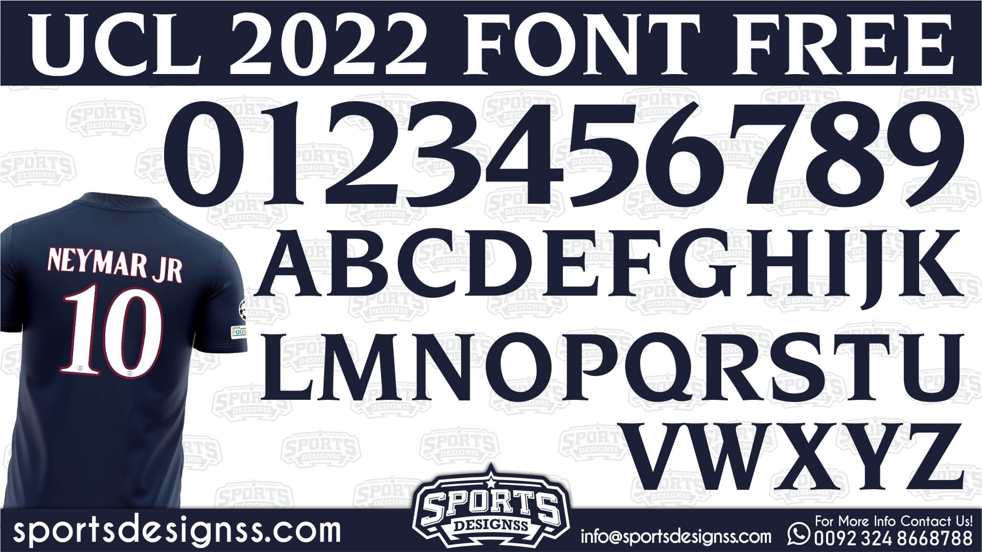 FREE DOWNLOAD: PSG UCL 2022-2023 Football Font by Sports Designss_PSG  UCL Font Free Download PSG UCL 2022-2023 Font Football Font Free Download by Sports Designss_Download Sao Paulo Font for free
