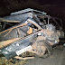 Três pessoas sobrevivem a acidente que deixa carro destruído em Jacobina