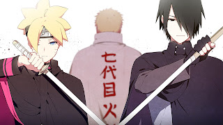 boruto, sasuke, dan naruto hokage