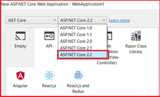 ASP.NET Core Environment Setup - ASP.NET Core 2.2