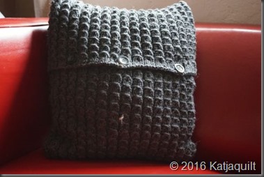 Kissen gestrickt - klein