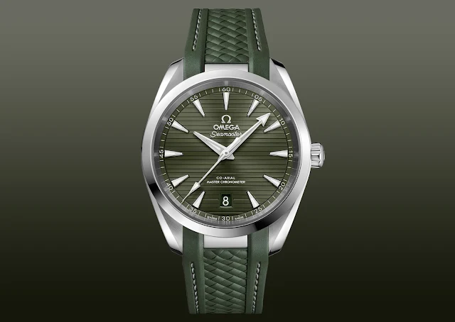 Omega 38 mm Seamaster Aqua Terra 150M with green dial