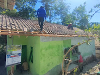 Progres Rehab Rumah Mbah Waid 90 Persen