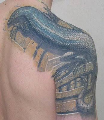 Style Spine 3D tattoo