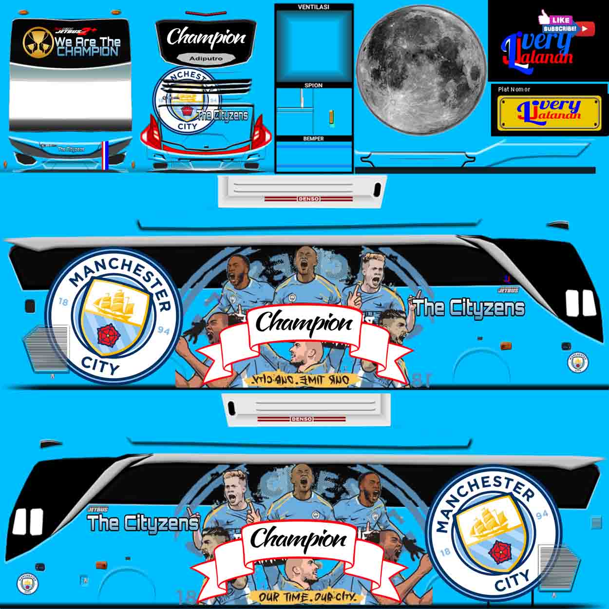 mod bussid manchester city