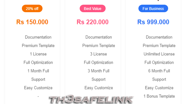 Creating a Pricing Table Plans Widget for Blogger by NQnia