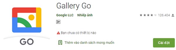 Tải Gallery Go APK - Ứng dụng quản lý ảnh của Google b