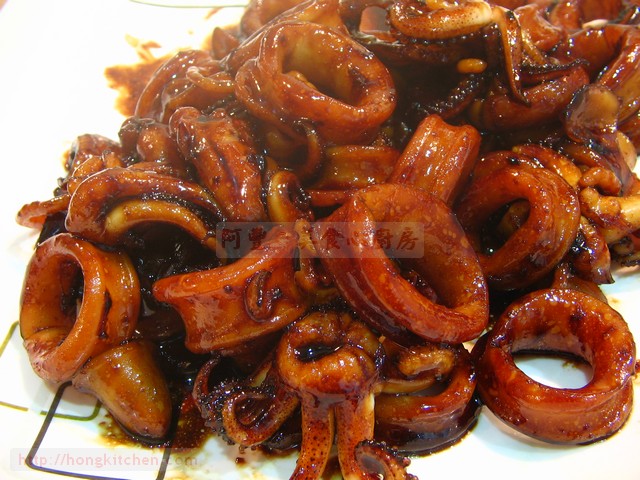 Stir Fried Soybean Squid