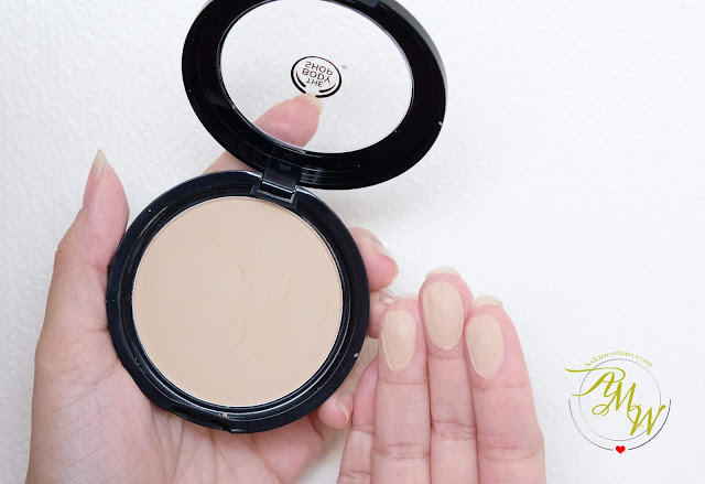 a photo of The Body Shop Matte Clay Powder Full Coverage Pressed Powder