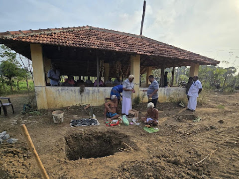 மாதகல் சிந்தாமணி பிள்ளையார் கோவில் அந்தியோாட்டி  மடம் புதிதாக கட்டுவதற்கு புலம்பெயர்ந்து வாழும் மாதகல் மக்களின் நிதி யுதவியில் 24.04.2024 அன்று அடிக்கல் நாட்டி வைக்கப்பட்ட பதிவுகள்...