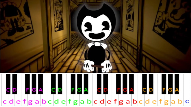 Build Our Machine (Bendy and the Ink Machine) Piano / Keyboard Easy Letter Notes for Beginners