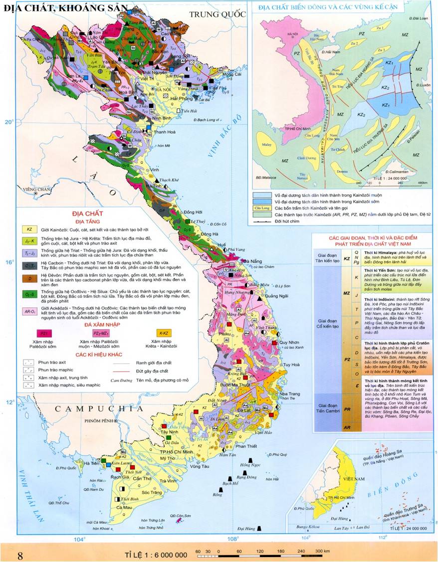 Đặc điểm tài nguyên khoáng sản Việt Nam