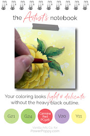 Want to improve your Copic Marker or colored pencil coloring? Power Poppy’s guest author Amy Shulke from VanillaArts.com offers artistic coloring tips for Copic Markers or colored pencil. | VanillaArts.com | #realistic #howtocolor #copic