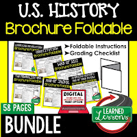 US History Activities,  Timelines, American History Word Walls, American History Test Prep, American History Outline Notes, American History by President Research, American History Mapping Activities, American History Biography Profiles, American History Interactive Notebooks