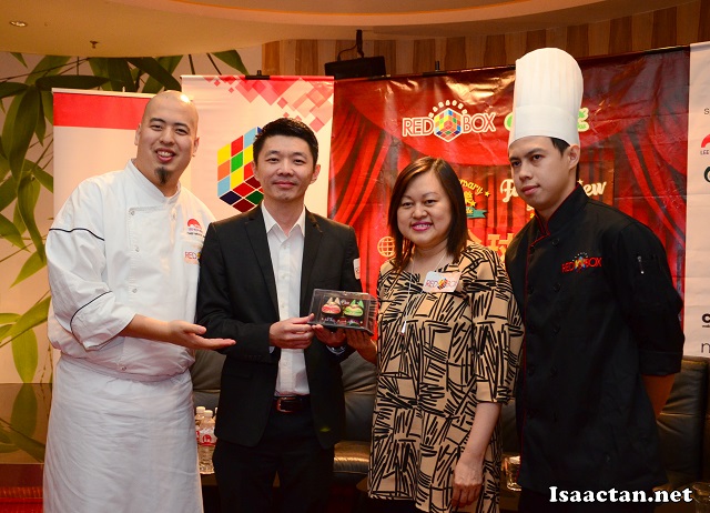 Celebrity Chef Bruce Lim, with VIPs from Red Box