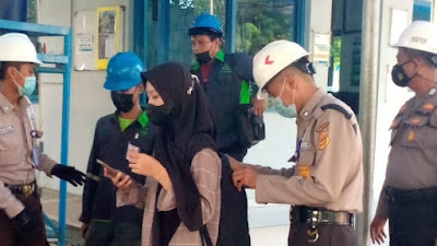 Pastikan Keamanan, Ditpamobvit Polda Banten Lakukan Pengamanan di PLTU Banten 1 Suralaya Unit 8