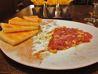 Ahi Tuna Tartare at Bourbon Steak