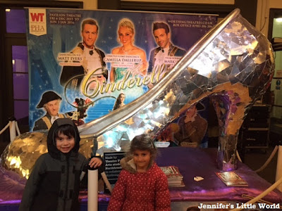 Children watching Cinderella at Worthing Theatres