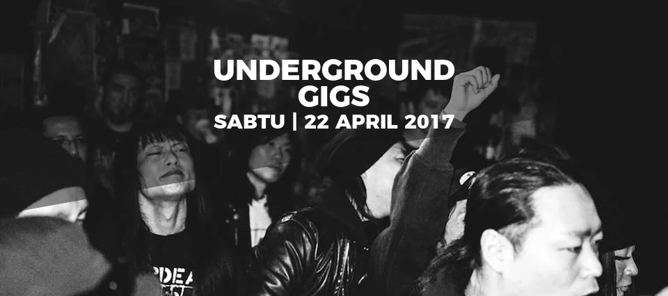 underground gigs 22 april grunge metal