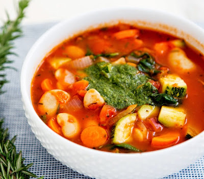 Vegetable Soup with Protein Base