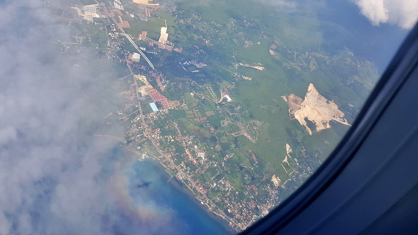 aerial view of Liloan and Compostela Cebu