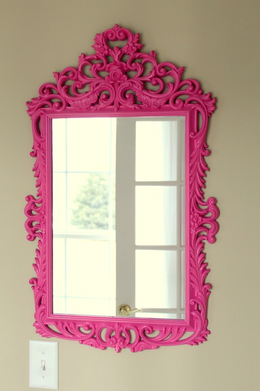 hot pink mirror