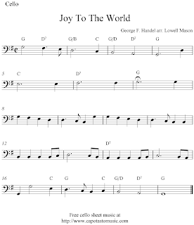 christmas music notes