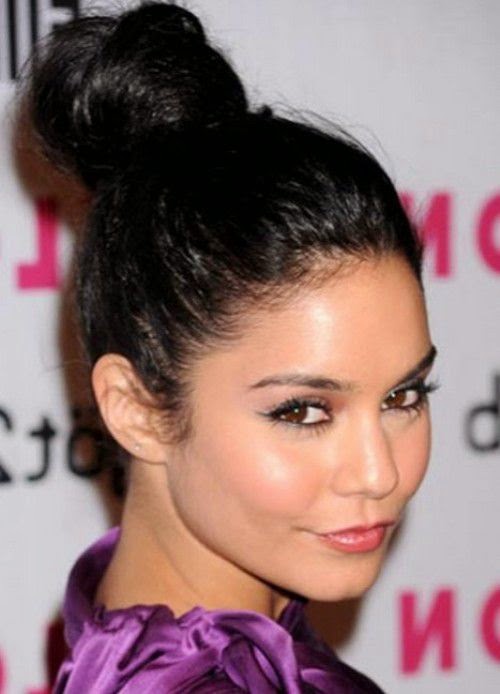 Classy Women Black Hairstyles Buns 2015