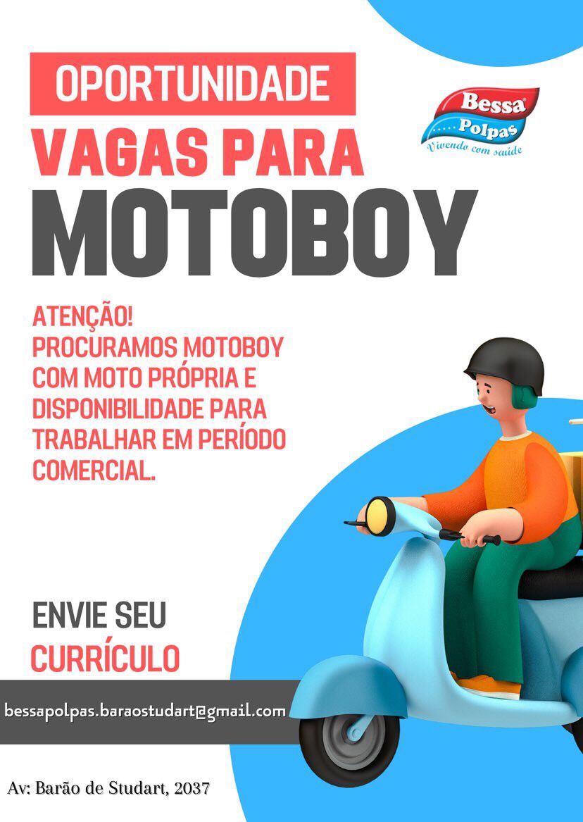 Vagas motoqueiros - Vagas de emprego - Montese, Fortaleza