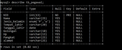 Cara Mengubah Nama Field atau Kolom pada Tabel MySQL