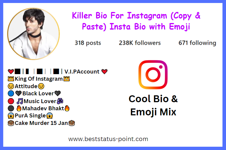 997+ Killer Bio For Instagram (Copy & Paste) Insta Bio with Emoji