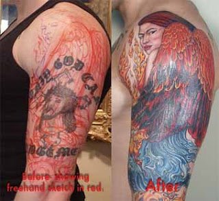 angel arm tattoos design ideas